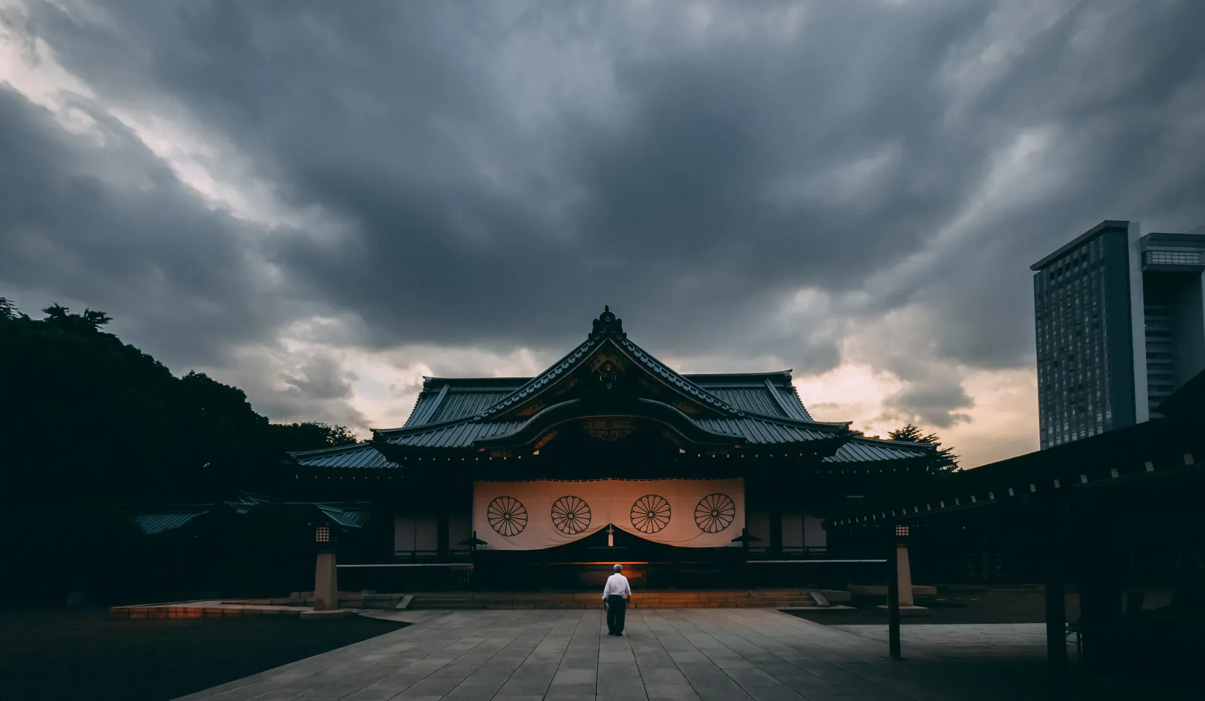 Exterior of Japanese temple